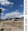 Monitoring tower and barbed wire 60523244