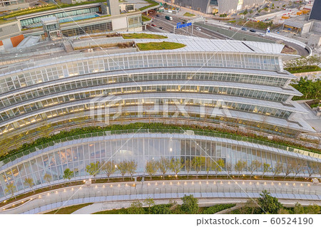 1 Dec 2019 Top view of west kowloon station hk 60524190
