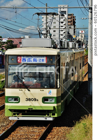 3800系列列車在廣島電鐵宮島線運行 60526796