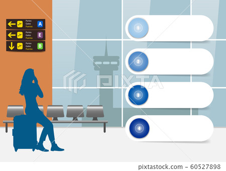Air travel concept infographic vector Air travel concept infographic vector 60527898