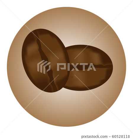 Coffee beans vector Use as illustrations for 60528118