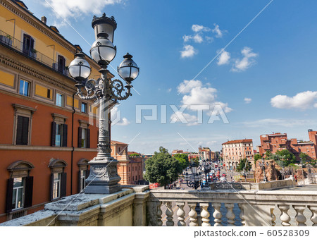 Old architecture on 20th September square in Old architecture on 20th September square in 60528309