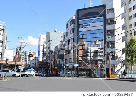 Townscape in front of Honancho Station in Suginami Ward 60529487