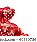Frame of hearts for Valentine's Day. 60530786