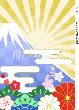 Mt.Fuji postcard template Mt.Fuji postcard template 60531809