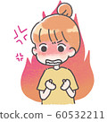 Illustration of a very angry woman 60532211