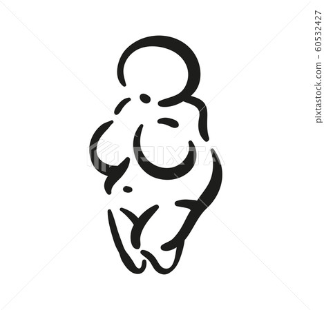 The matriarchy archeology female symbol of the Great Mother Goddess. The matriarchy archeology female symbol of the Great Mother Goddess. 60532427