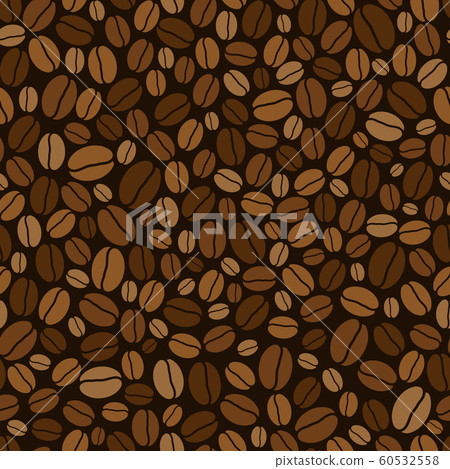vector seamless background with coffee beans vector seamless background with coffee beans 60532558