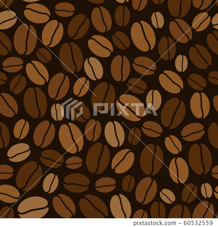 vector seamless background with coffee beans vector seamless background with coffee beans 60532559