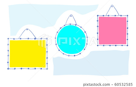 Photo frames vintage, Doodle style. Frame set. Square, round and rectangular frames decorated with curls Photo frames vintage, Doodle style. Frame set. Square, round and rectangular frames decorated with curls 60532585