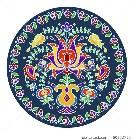 Vector hand drawn National crimean tatar pattern illustration  60532733