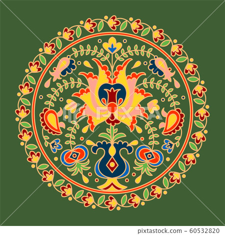 Vector hand drawn National crimean tatar pattern illustration Vector hand drawn National crimean tatar pattern illustration 60532820