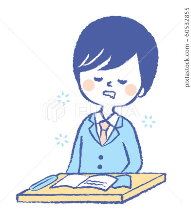 學生初中生高中學生困例證在班上 學生初中生高中學生困例證在班上 60532855