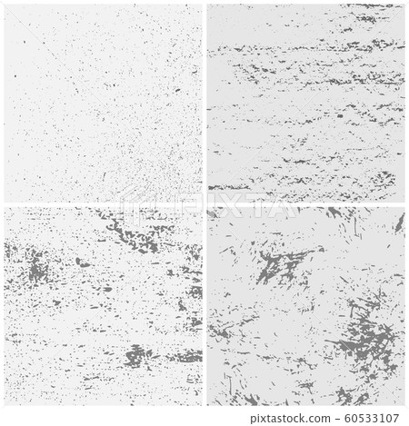 Grunge texture. Textured rough paper, crumpled papers pages textures and manly pattern vector background set 60533107