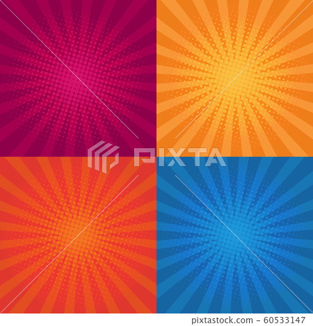 vector collection of backgrounds in retro style with hafltone effect vector collection of backgrounds in retro style with hafltone effect 60533147