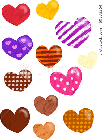 Various hearts 60533254
