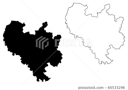 Binh Duong Province map vector.... - Stock Illustration [60533296] - PIXTA