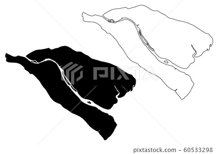 Ben Tre Province map vector.... Ben Tre Province map vector.... 60533298