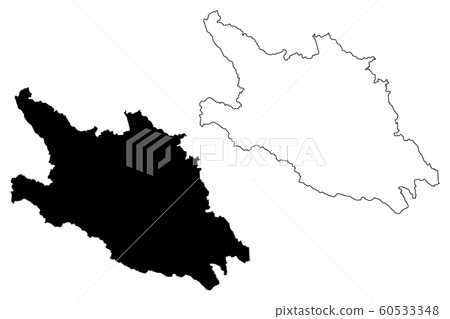 Hoa Binh Province map vector.... Hoa Binh Province map vector.... 60533348