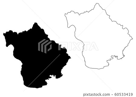 Vinh Phuc Province map vector.... Vinh Phuc Province map vector.... 60533419
