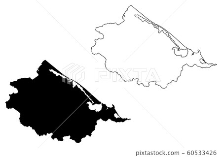 Thua Thien-Hue Province map vector.... 60533426