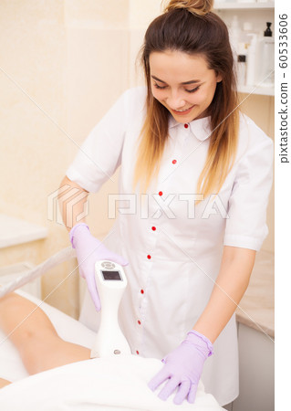 Skin care. Woman is in the process at the clinic lipomassage Skin care. Woman is in the process at the clinic lipomassage 60533606