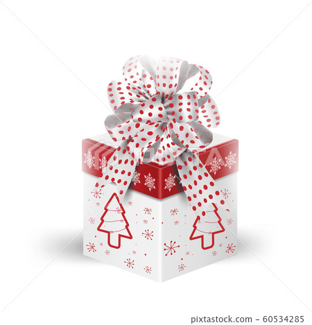 Gift box elements for promotion banner artwork greeting cards xmas symbol party winter holidays and Christmas holidays Isolated background 60534285