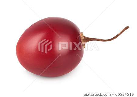 Fresh tamarillo fruit isolated on white background Fresh tamarillo fruit isolated on white background 60534519
