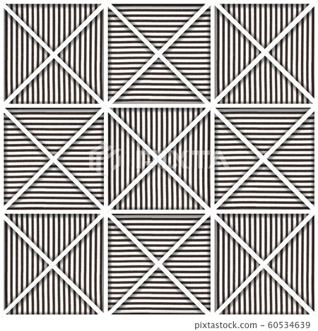 black and white squares with direct lines forming 60534639