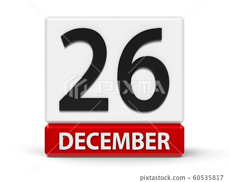 Cubes calendar 26th December 60535817