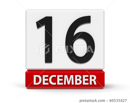 Cubes calendar 16th December - Stock Illustration [60535827] - PIXTA
