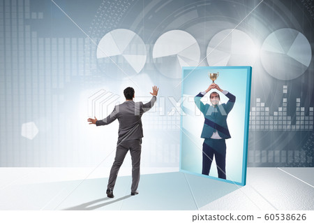 Man dreaming of bigger success 60538626