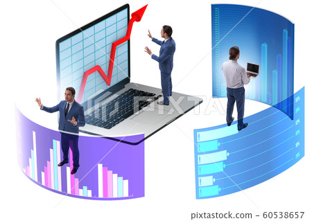 Trader working in technical visualization environment Trader working in technical visualization environment 60538657