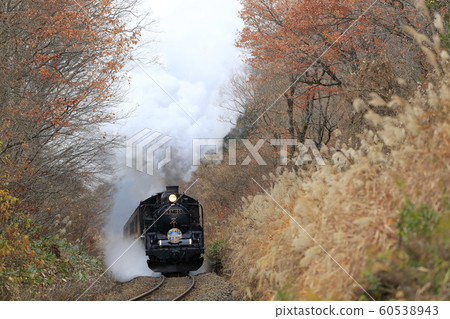 Banetsu West Line SL in late autumn Banetsu West Line SL in late autumn 60538943