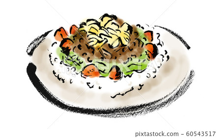 Taco rice, mexican food, mexican, minced meat, tomato, cheese, lettuce, avocado, cuisine, ethnic, spicy 60543517