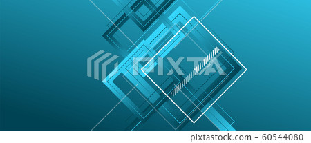 Abstract Background With Simple Square Or Stock Illustration