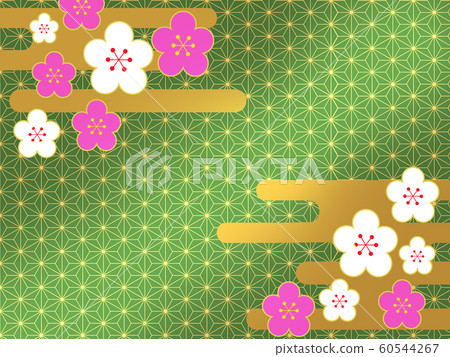 梅梅日式梅梅日式日本風格背景日本風格傳統圖案經典格仔圖案 60544267