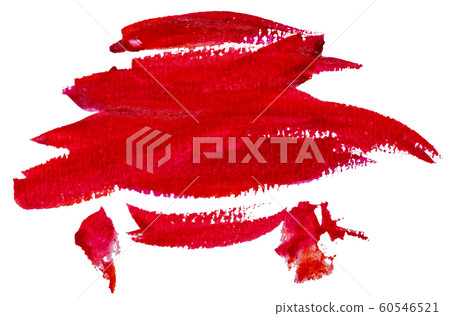 Hand drawn isolated paintbrush gouache spot like 60546521