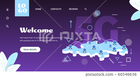 5G online communication network location geo tags on world map wireless systems connection concept fifth innovative generation of global high speed internet copy space 5G online communication network location geo tags on world map wireless systems connection concept fifth innovative generation of global high speed internet copy space 60546636