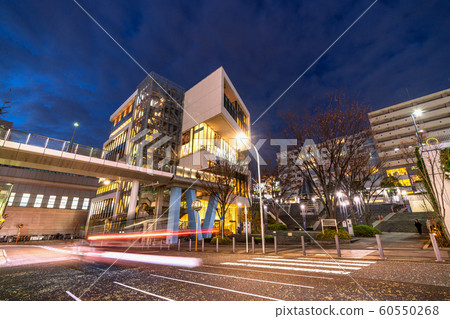 橫濱城市景觀中心北站在日本周圍的景色（夜景） 60550268