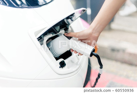 charge electric power ev car in hi technology charge electric power ev car in hi technology 60550936