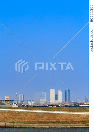 Nagoya city skyscraper group scenery Nagoya city skyscraper group scenery 60551593