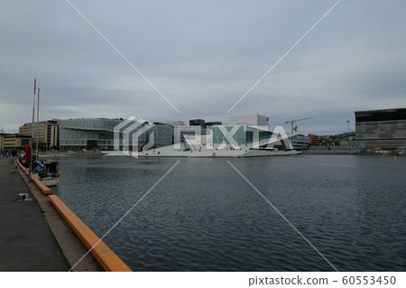 Oslo Opera House at OSLO harbor in Oslo city, Norway. 60553450