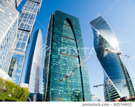 Skyscrapers in Moscow under clear sky Skyscrapers in Moscow under clear sky 60554605
