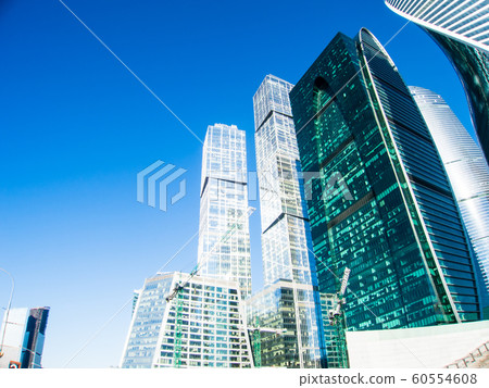 Skyscrapers in Moscow under clear sky Skyscrapers in Moscow under clear sky 60554608