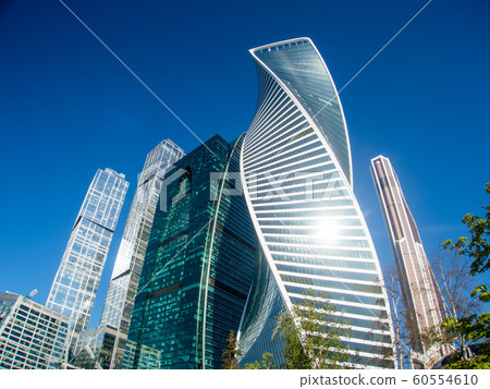 Skyscrapers in Moscow under clear sky Skyscrapers in Moscow under clear sky 60554610