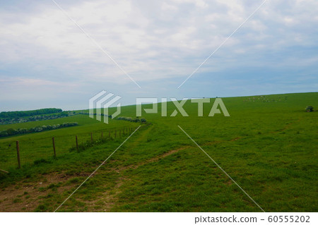 英格蘭南部的鄉村景觀 英格蘭南部的鄉村景觀 60555202