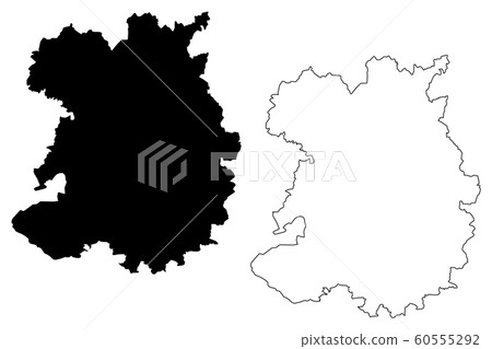 Shropshire map vector.... Shropshire map vector.... 60555292
