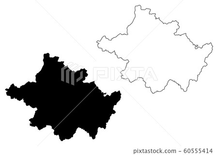 County Tyrone map vector.... County Tyrone map vector.... 60555414