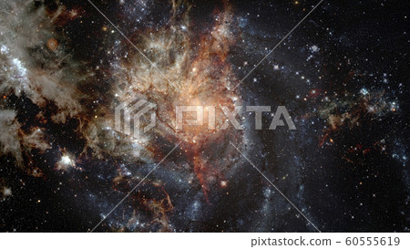 Giant spiral disk of stars. Giant spiral disk of stars. 60555619